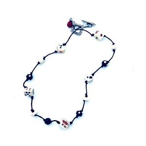 Hand Crafted Ladybug Dice Necklace